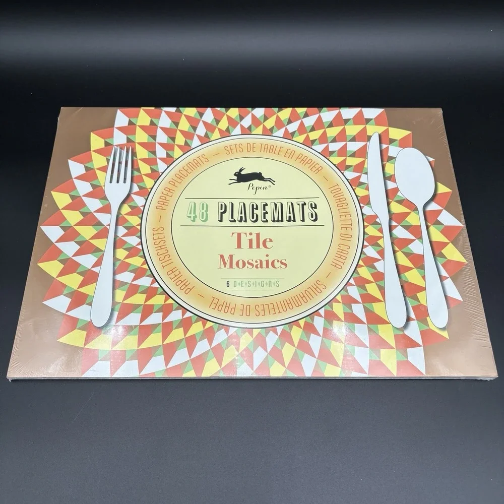 Pepin Pop Art Paper Placemats Tile Mosaics 6 Designs 2013‎