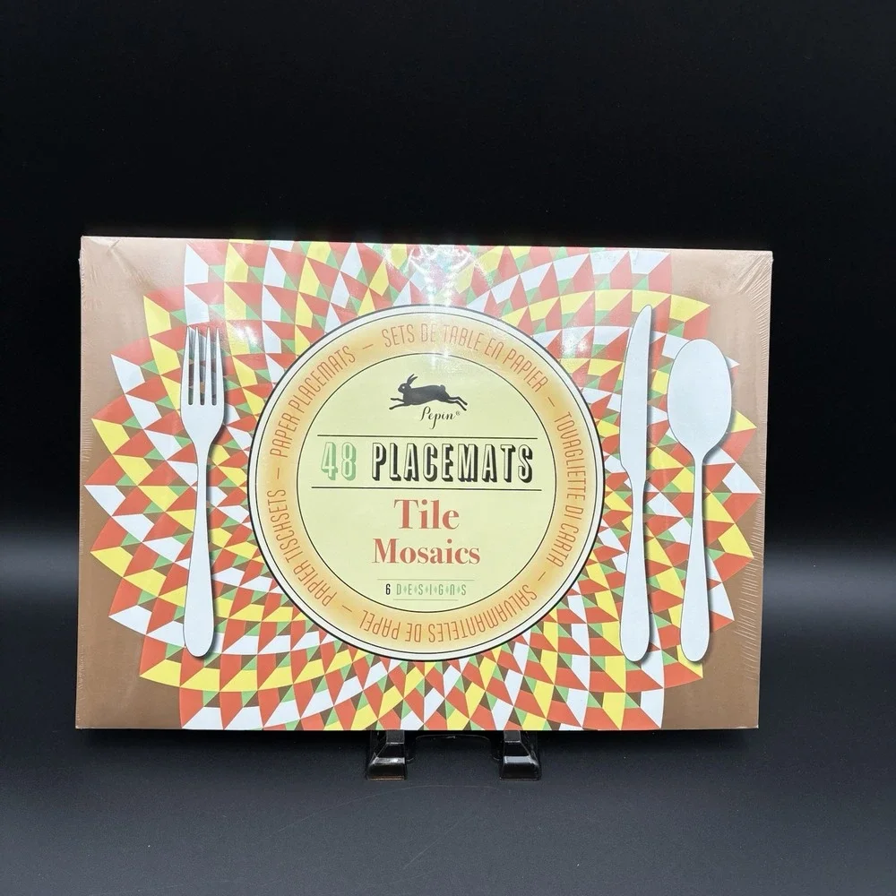 Pepin Pop Art Paper Placemats Tile Mosaics 6 Designs 2013‎