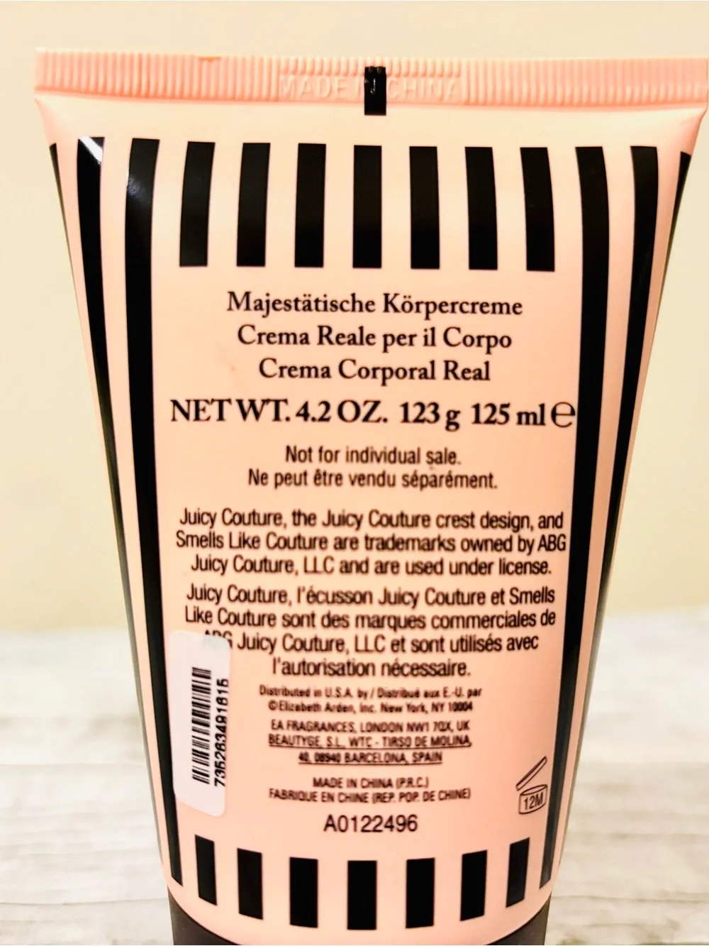 NWT Juicy Couture Royal Body Crème Moisturizer 4.2oz - Brand New & Sealed