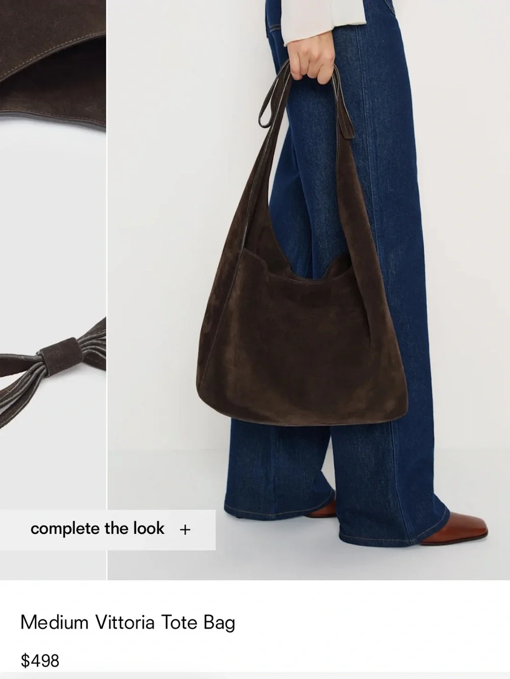Reformation spacious suede