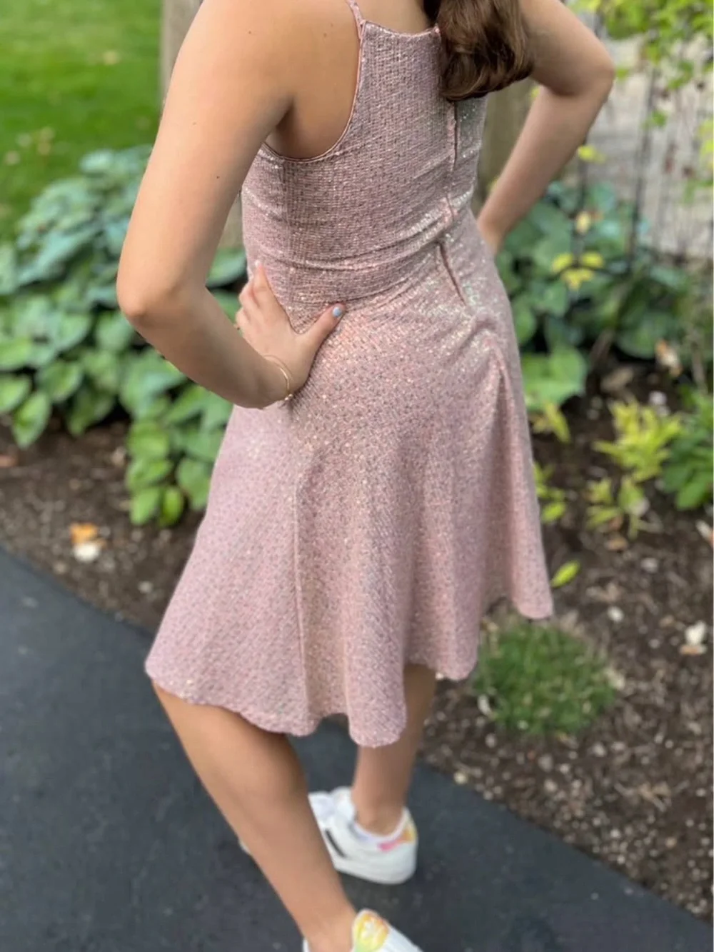 N/A pink dress