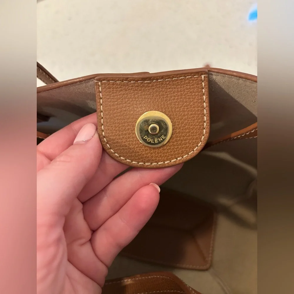 Polene Cyme Mini in Camel