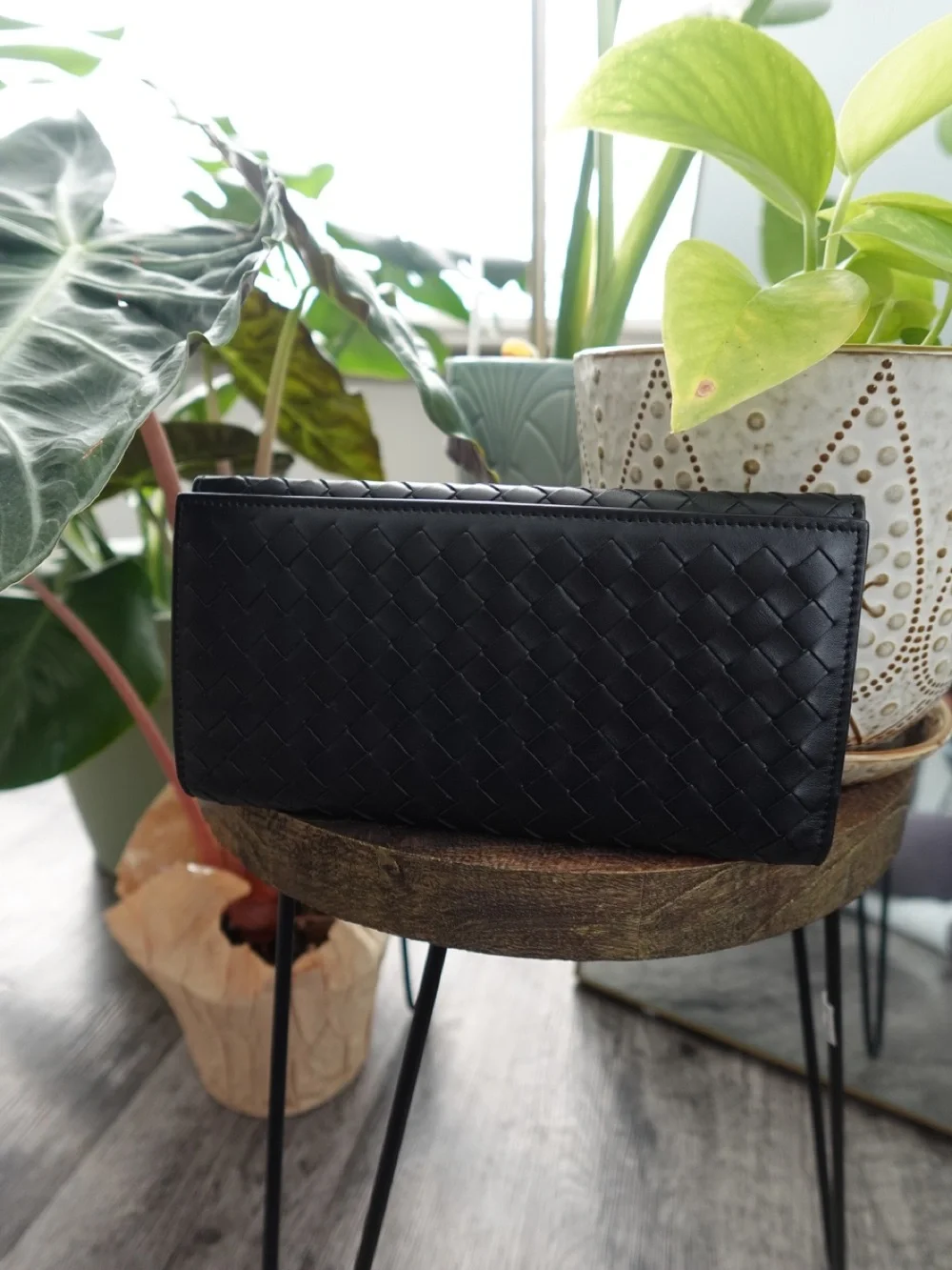 Authentic Bottega Veneta Leather Wallet