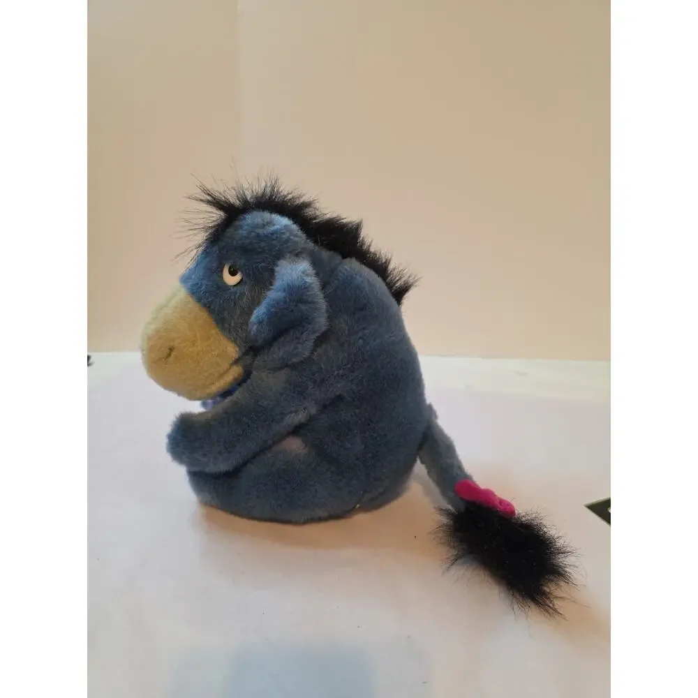 NWT Vintage Disney Store 10” Eeyore Winnie The Pooh Plush - Detachable Tail