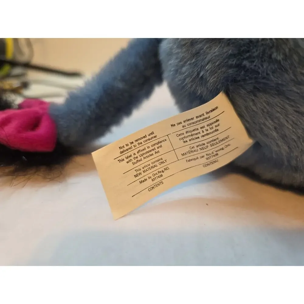 NWT Vintage Disney Store 10” Eeyore Winnie The Pooh Plush - Detachable Tail