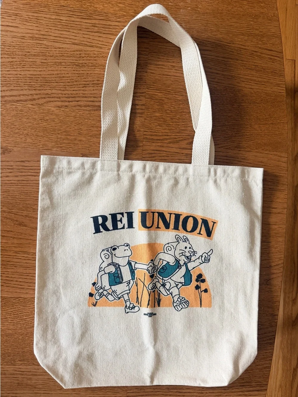 REI Cream Canvas Tote Bag NWOT