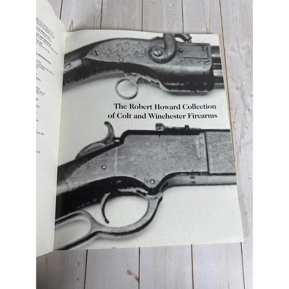 Robert Howard Collection Colt Winchester Firearms Auction Catalog 1991