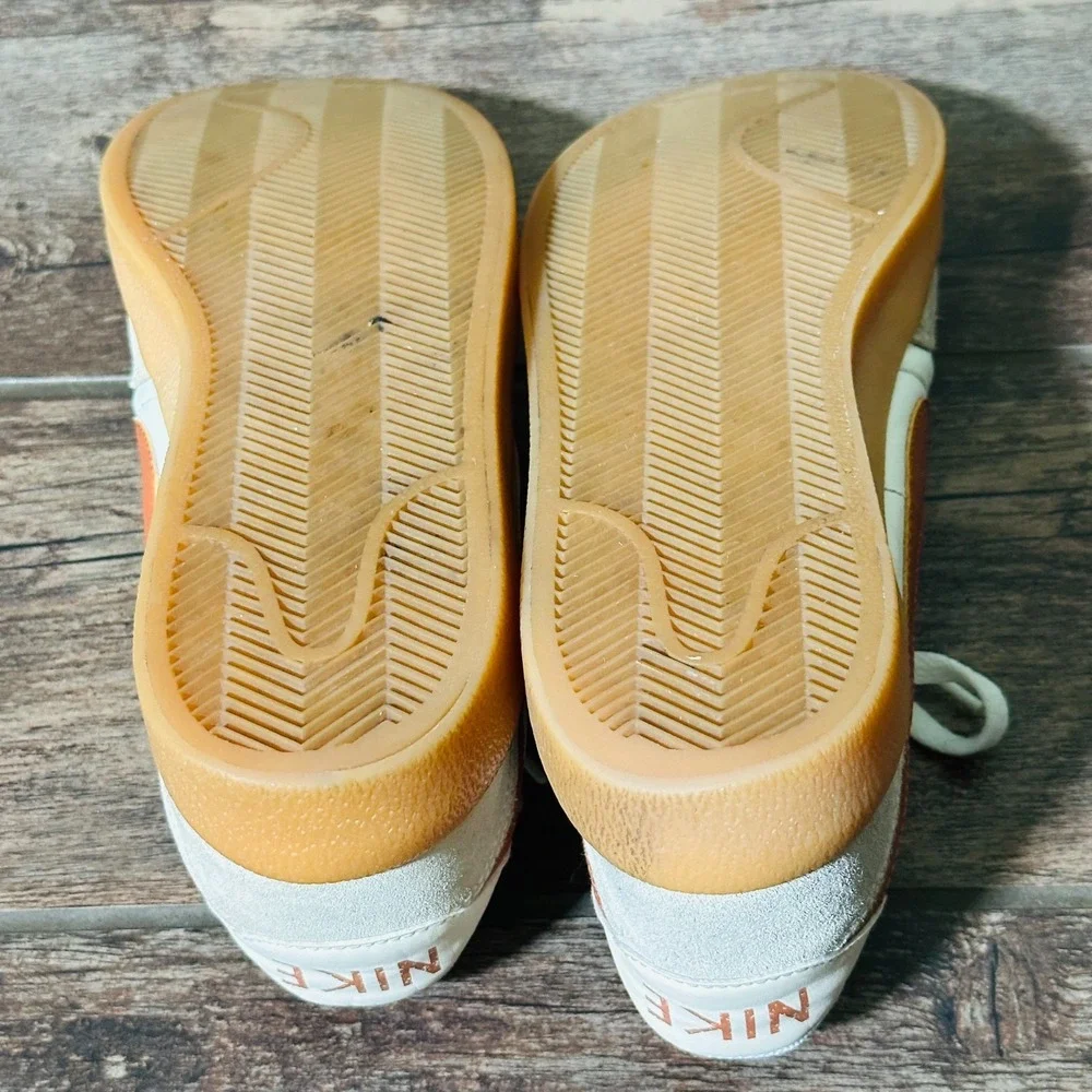 Nike Killshot 2 Sneakers Shoes Mens 9 White Desert Orange Leather Gum Soles