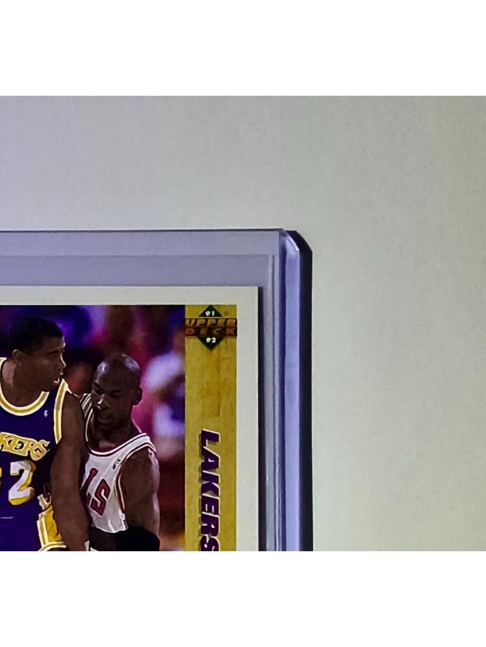 Magic Johnson Michael Jordan 1991-92 Upper Deck #34 Card Chicago Bulls