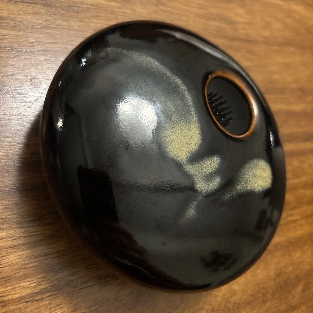 Georgetown Pottery Ikebana Frog Vase Signed 5