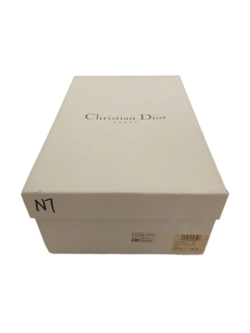 Dior name leather