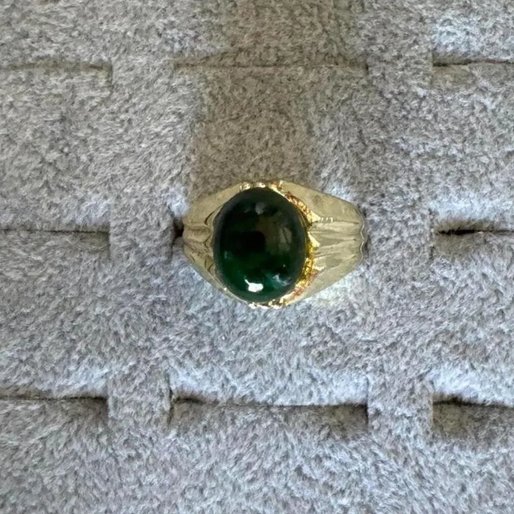 Unbranded Men's Green and Silver Jewellery