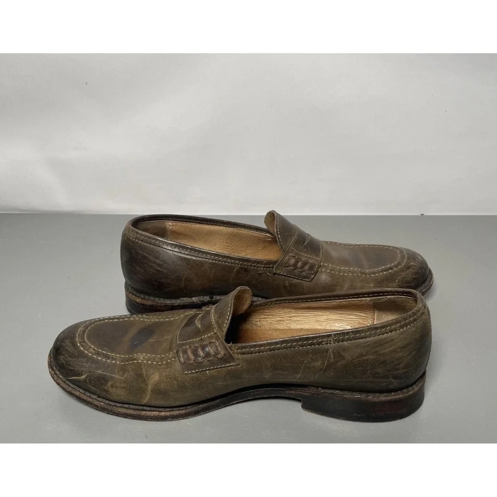 Frye distressed oiled
