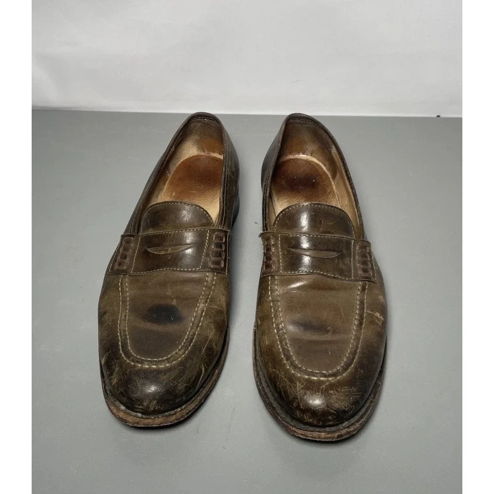 Frye distressed oiled