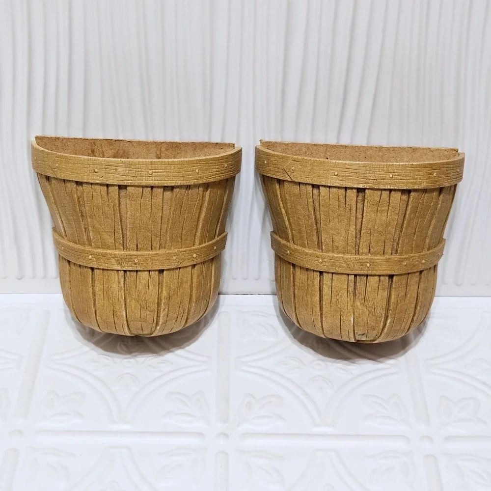 Vintage‎ Apple Barrel Wall Pockets Resin