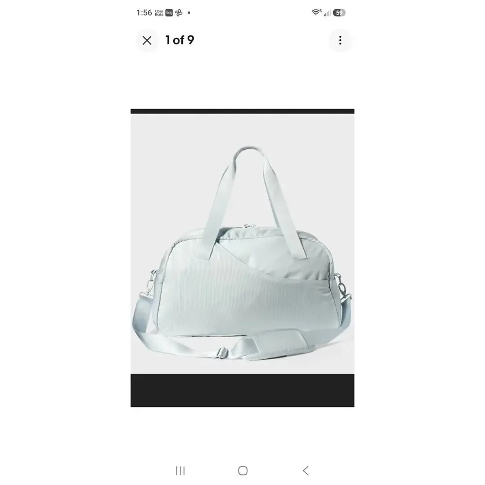 All In Motion Sporty 20” Large Duffle Bag - Ice Blue NWT