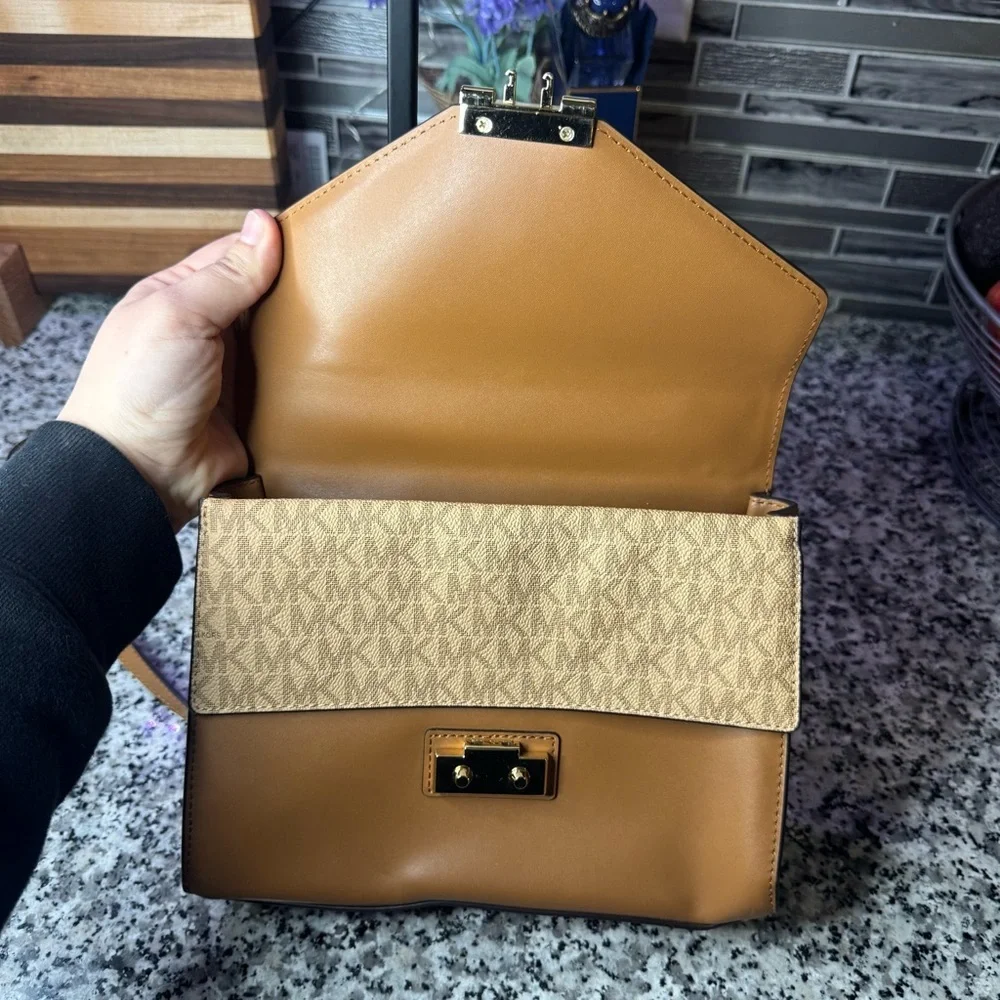 Michael Kors | Sloan Medium Top Handle Satchel Bag With A Crossbody Strap
