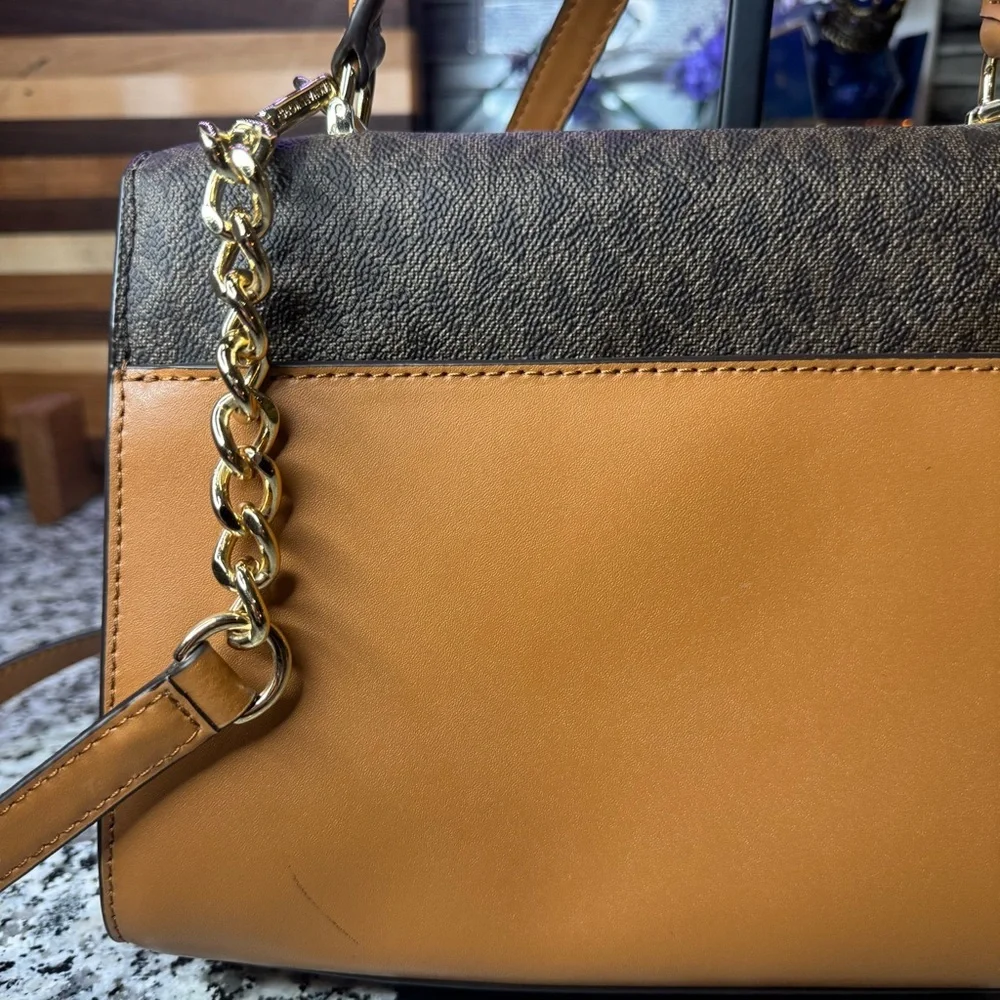 Michael Kors | Sloan Medium Top Handle Satchel Bag With A Crossbody Strap