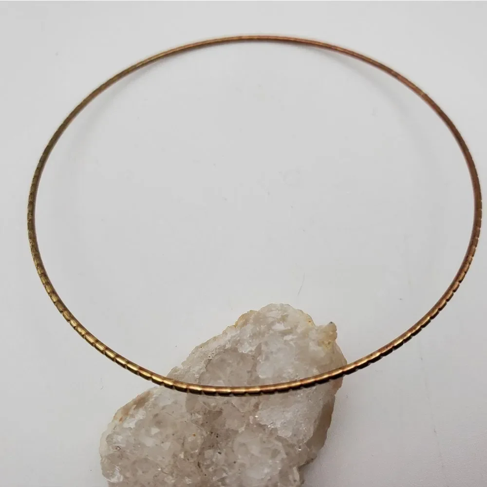 Copper rose gold‎ tone bracelet slider B1640
