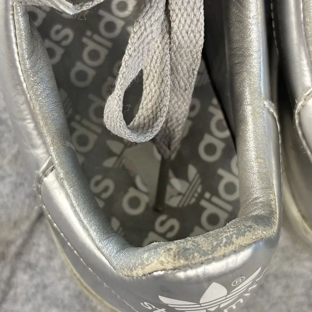 Raf Simons x Adidas Stan Smith Silver Metallic Mens Size 5 Womens Size 6 AQ2643