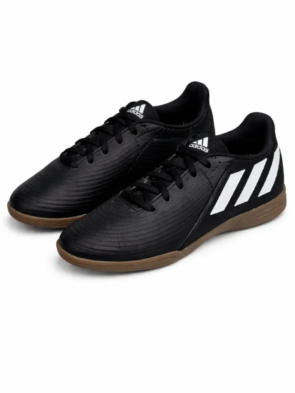 Adidas Predator Edge.4 Sala Indoor Soccer Shoes Black White Youth 5.5 Activewear