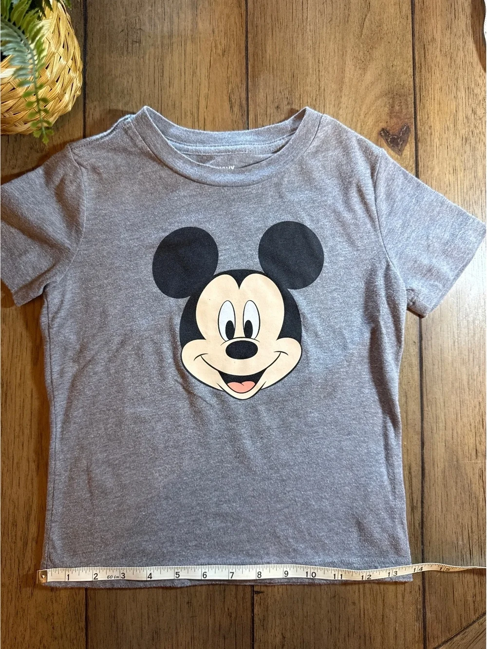Old Navy Disney Mickey Mouse Graphic T-Shirt Boys 5T Gray