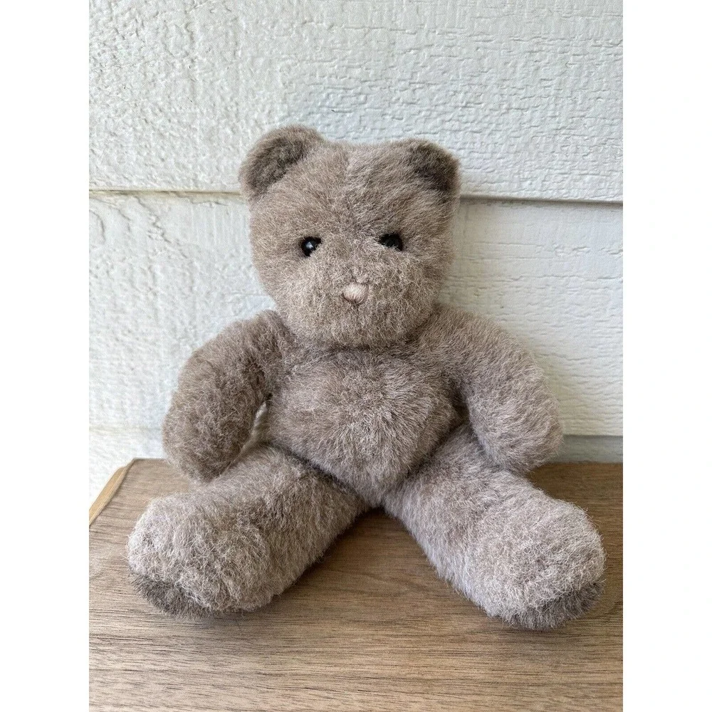 Vintage‎ GUND Plush Bear Brown Teddy 1986 Light Brown Stuffed Animal