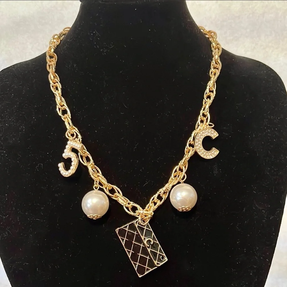 Handmade gold tone