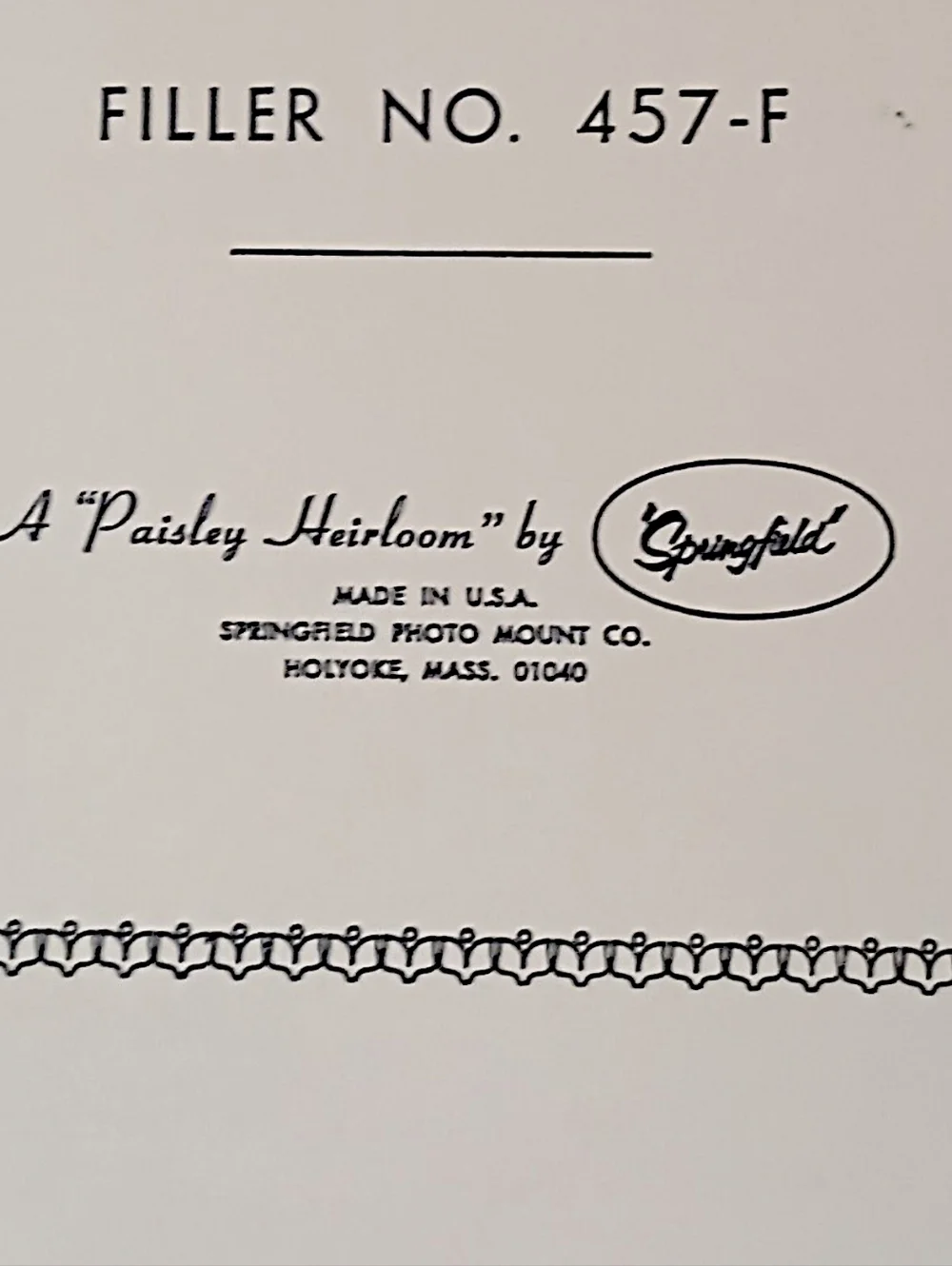 Vintage springfield scrapbook
