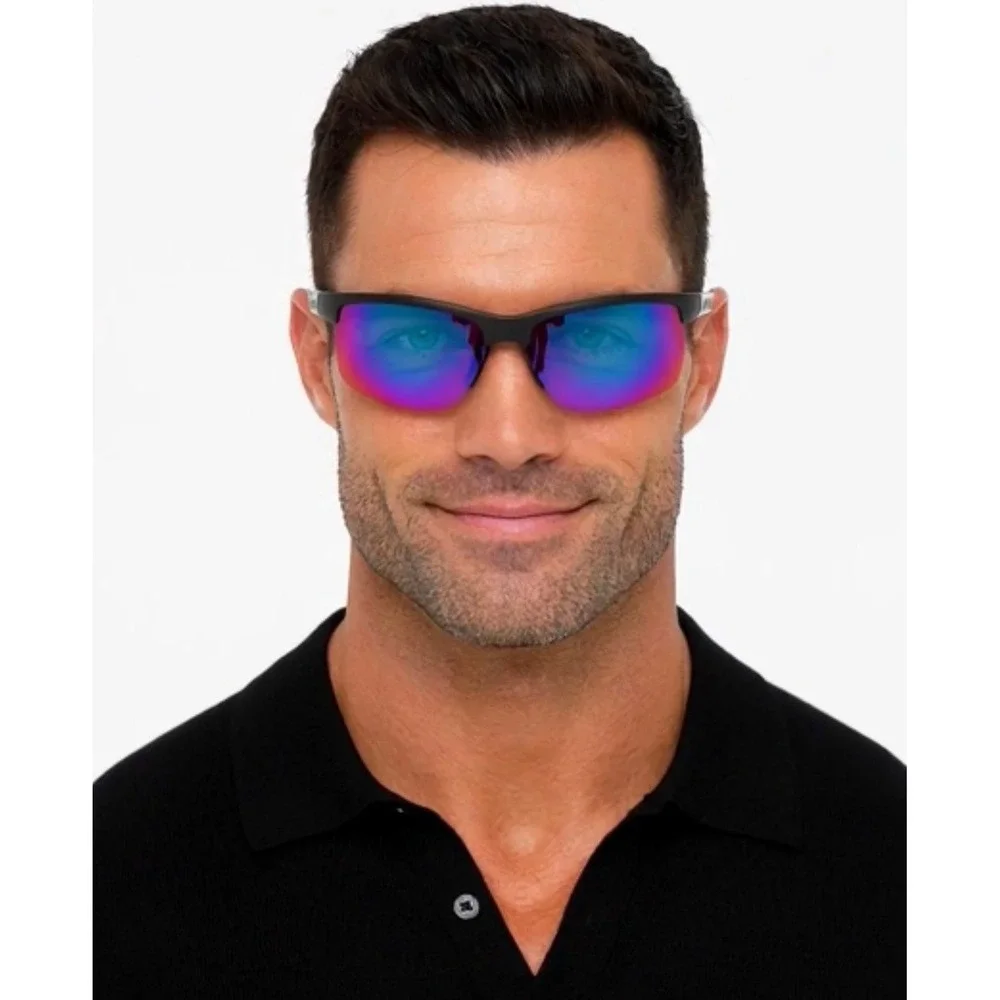 KE&S Men's Sunglasses Mirrored Lens Sport‎ Driving Fishing Golf Outdoor Workers