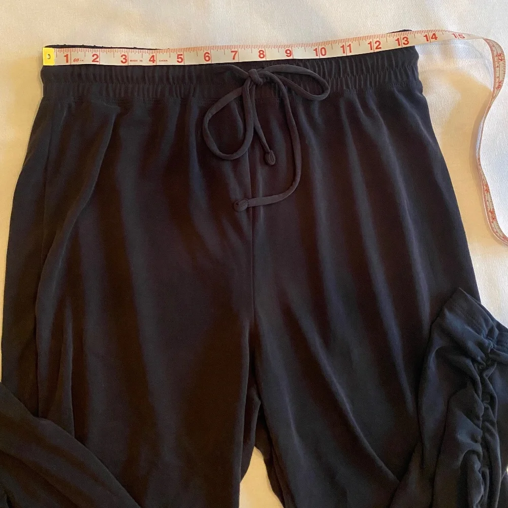Express joggers crop ruched black XS