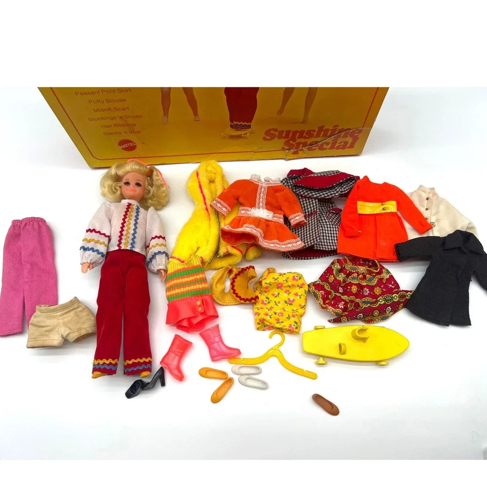 Vintage Barbie Skipper 1971 Living Fluff Sunshine Special Sears Exclusive