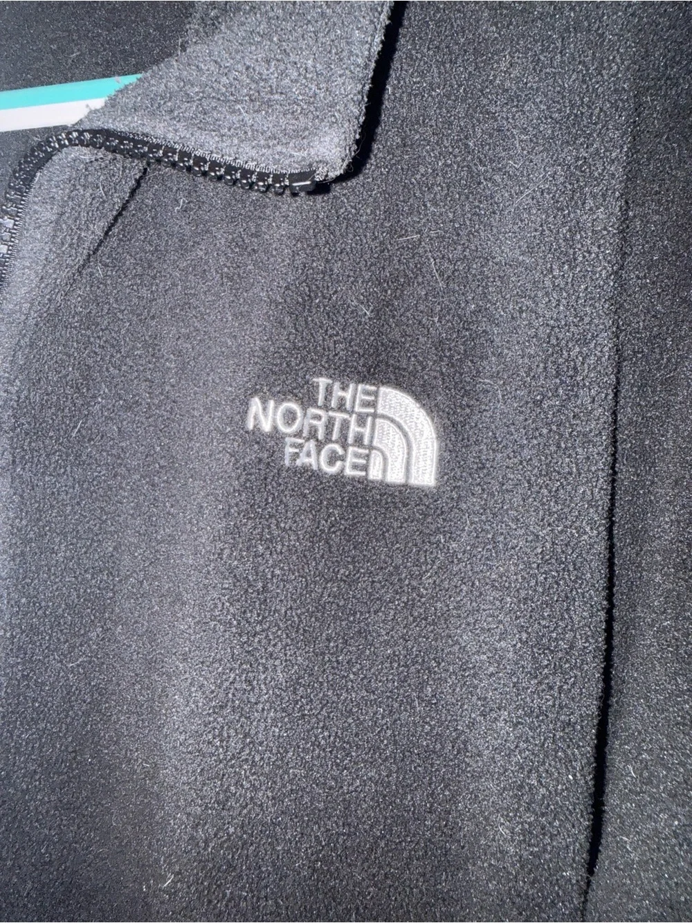 The North Face Men’s XXL Black Full Zip Fleece Jacket Outdoor Hiking