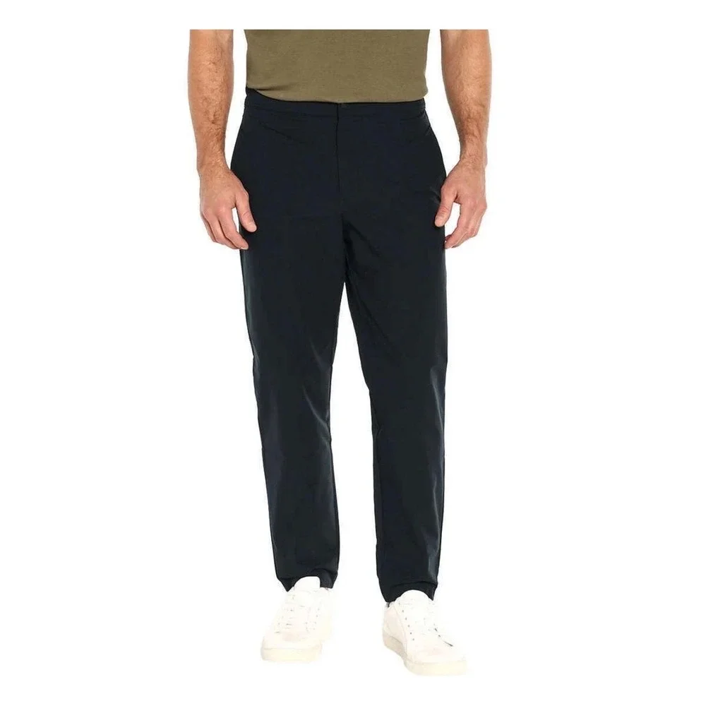NWT Banana Republic Men Motion Tech Hybrid Pant True Black 34 Athleisure Utility