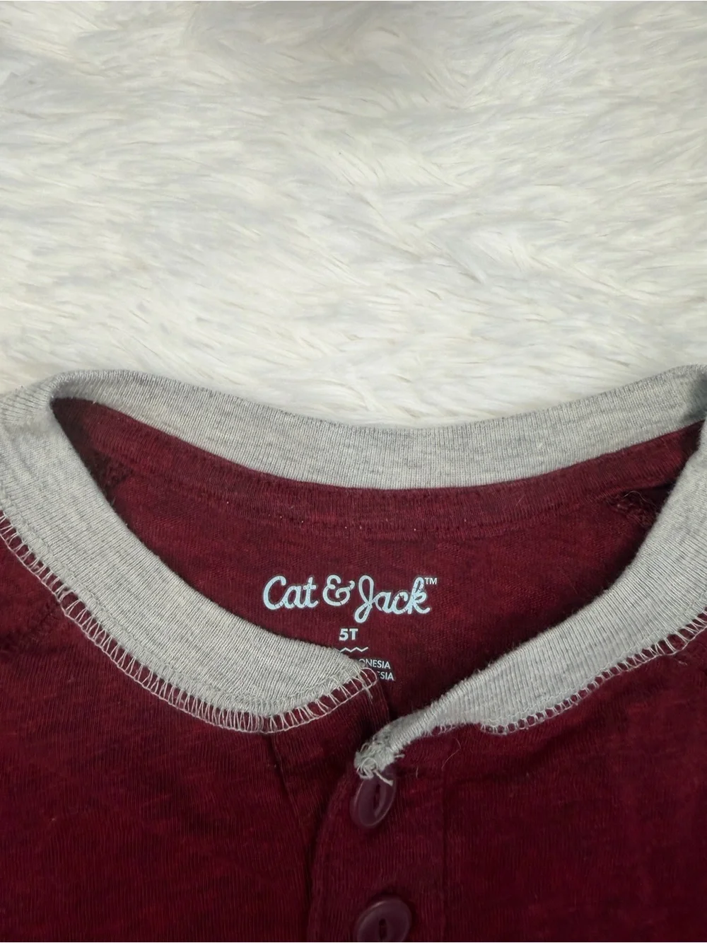 Cat & Jack maroon long