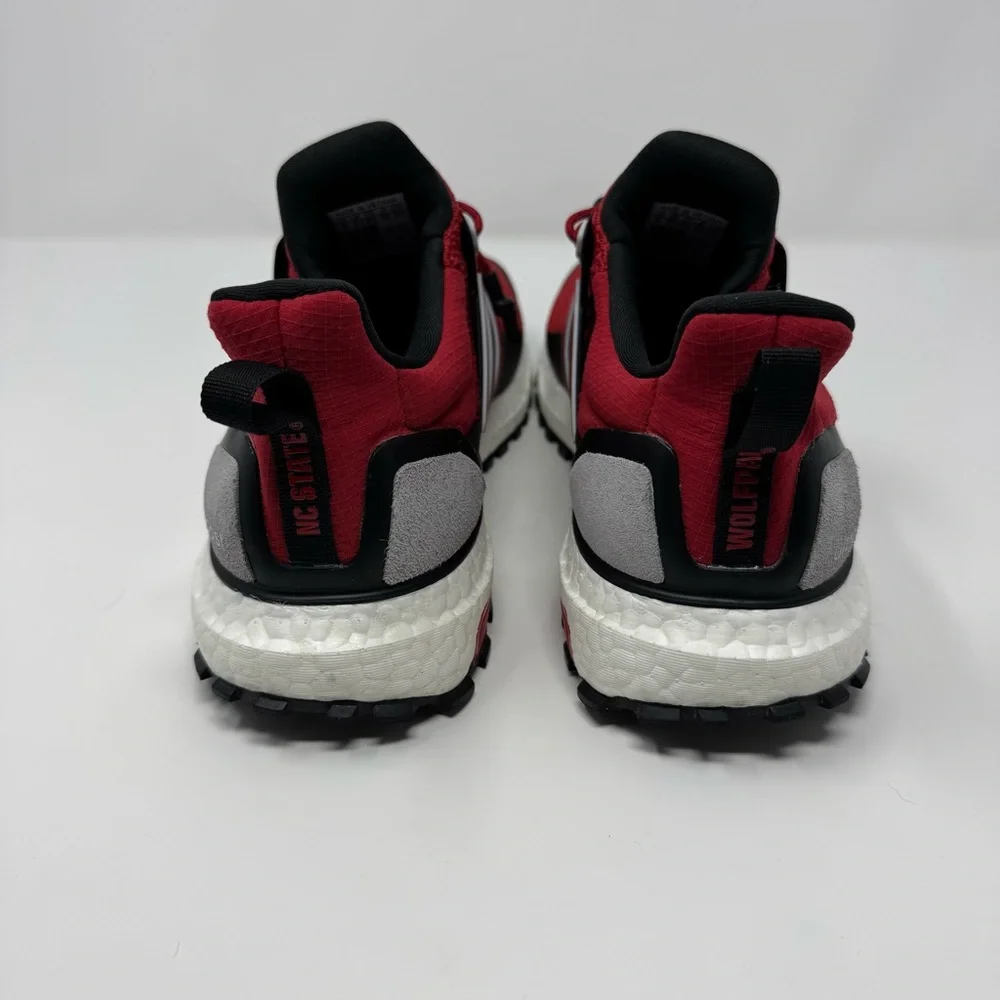 NC State Wolfpack adidas Ultraboost 1.0 Running Shoe Red/Black Men's‎ 8
