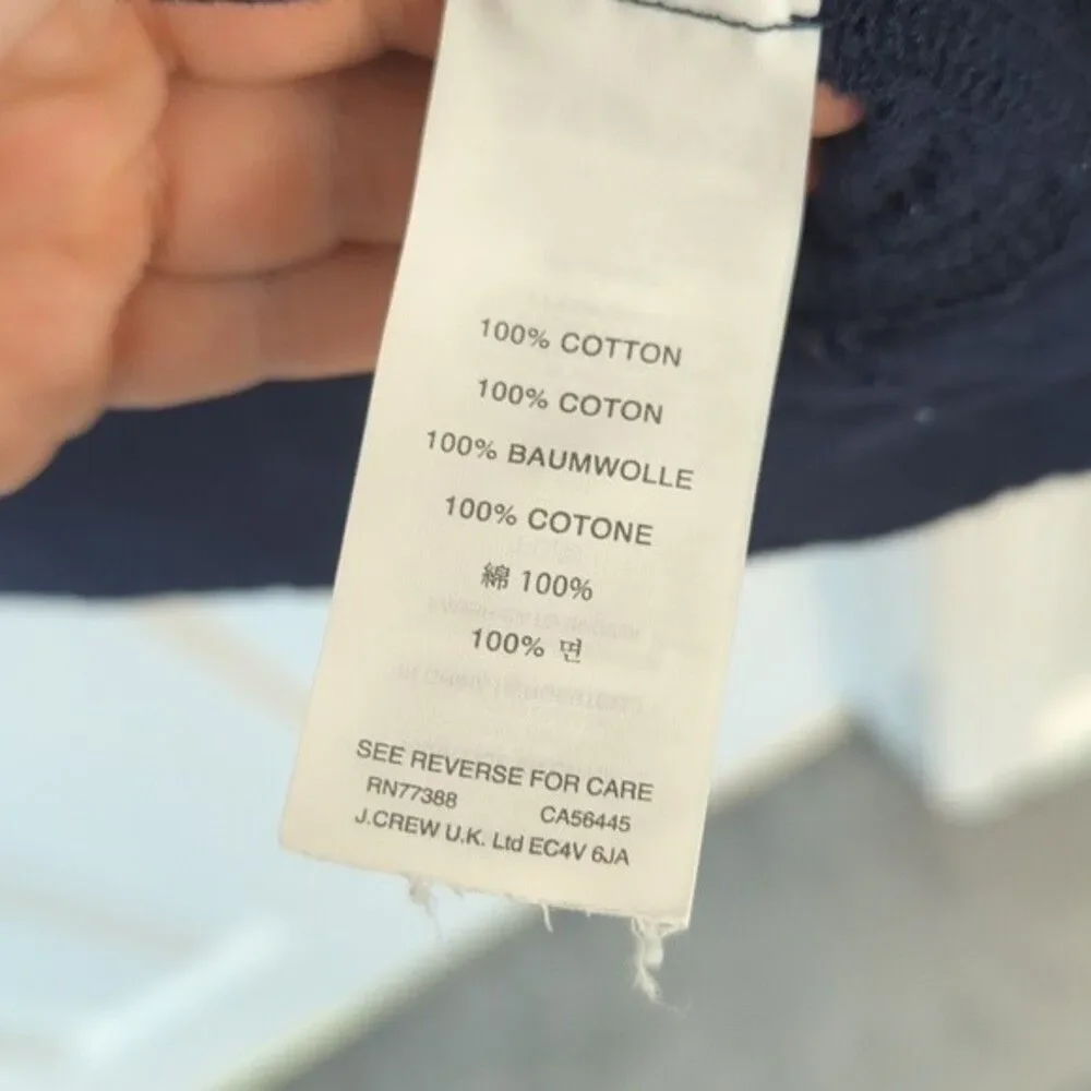 J. Crew navy crew