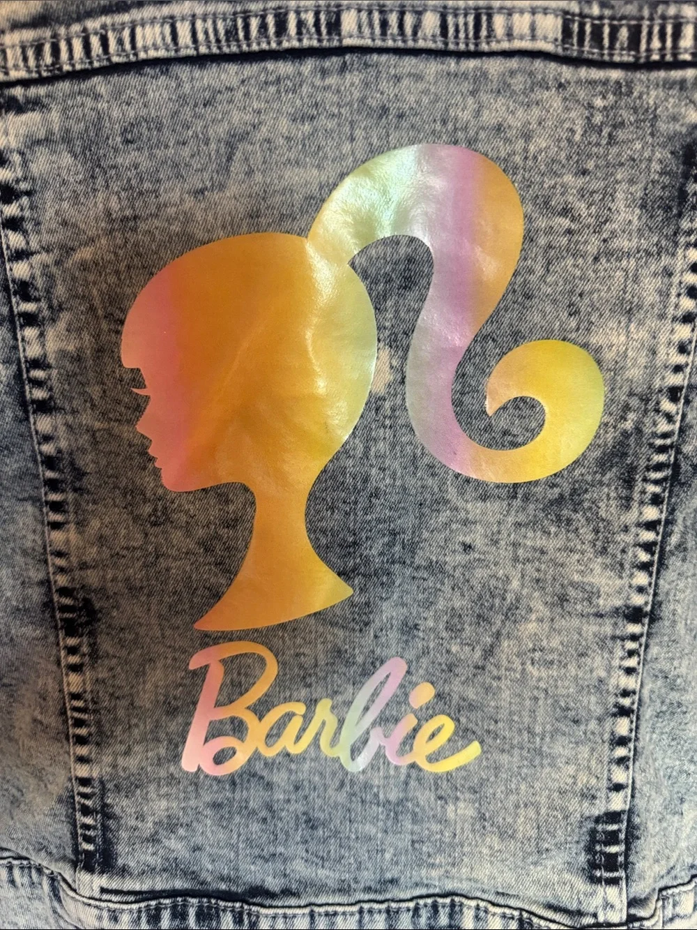 Barbie iridescent pastel