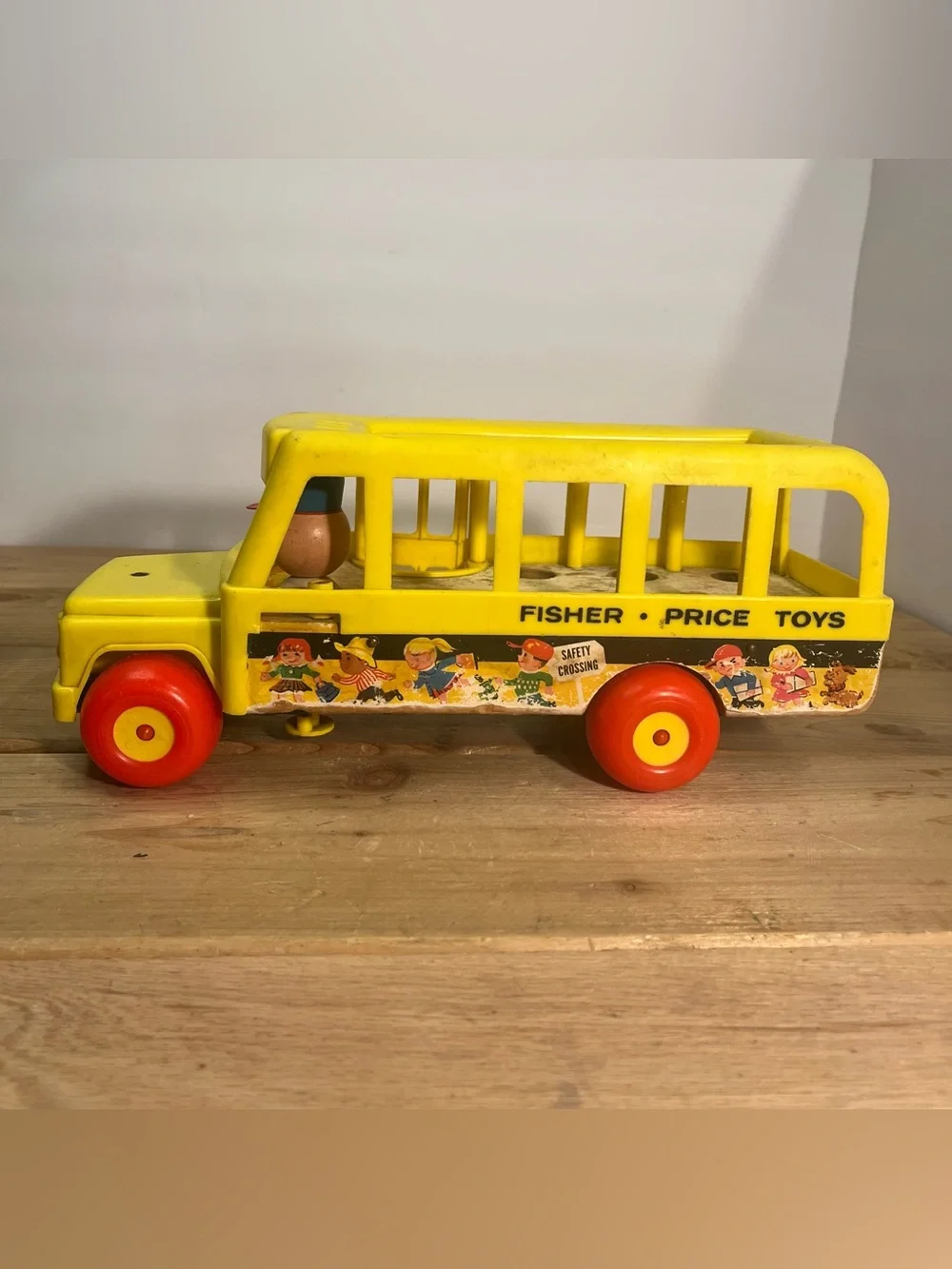 1965 Fisher Price Little People School Bus | Vintage School Bus-No People 192.