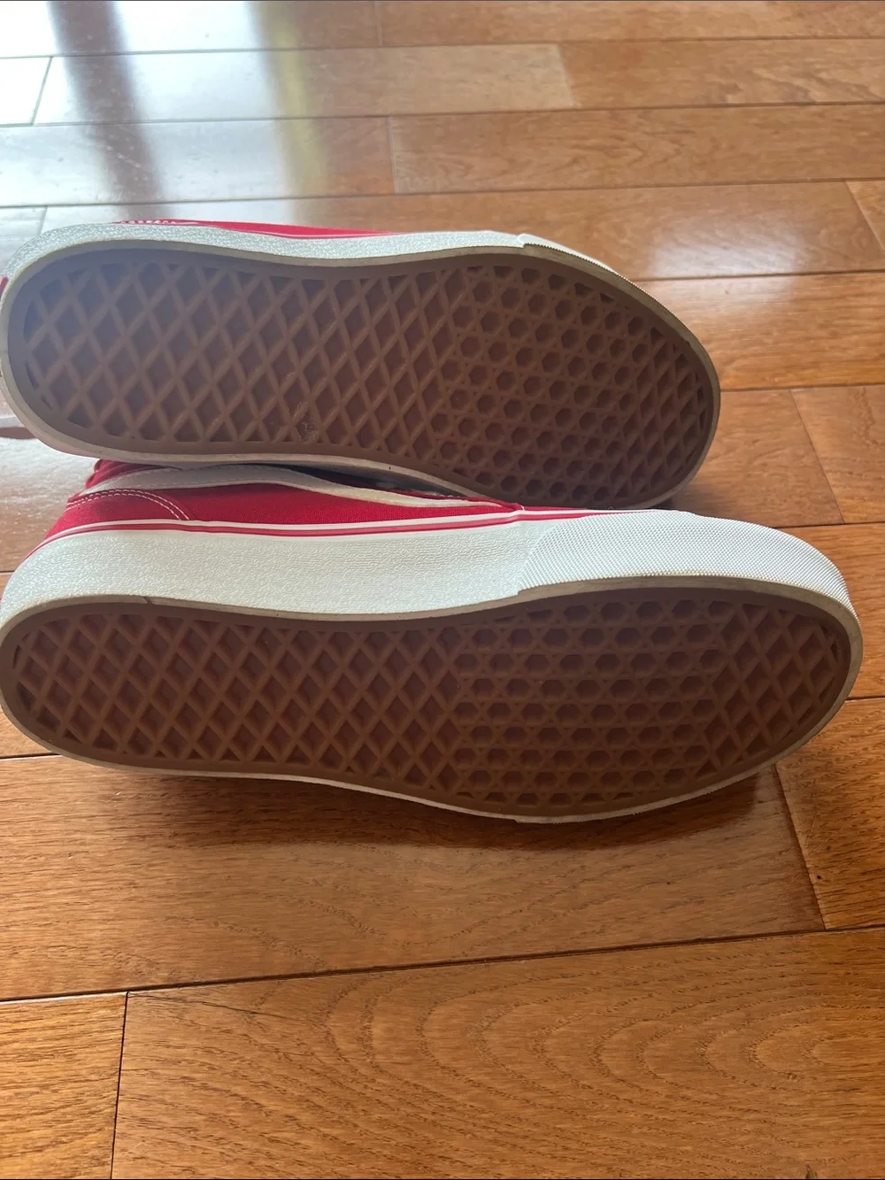 Vans bold red