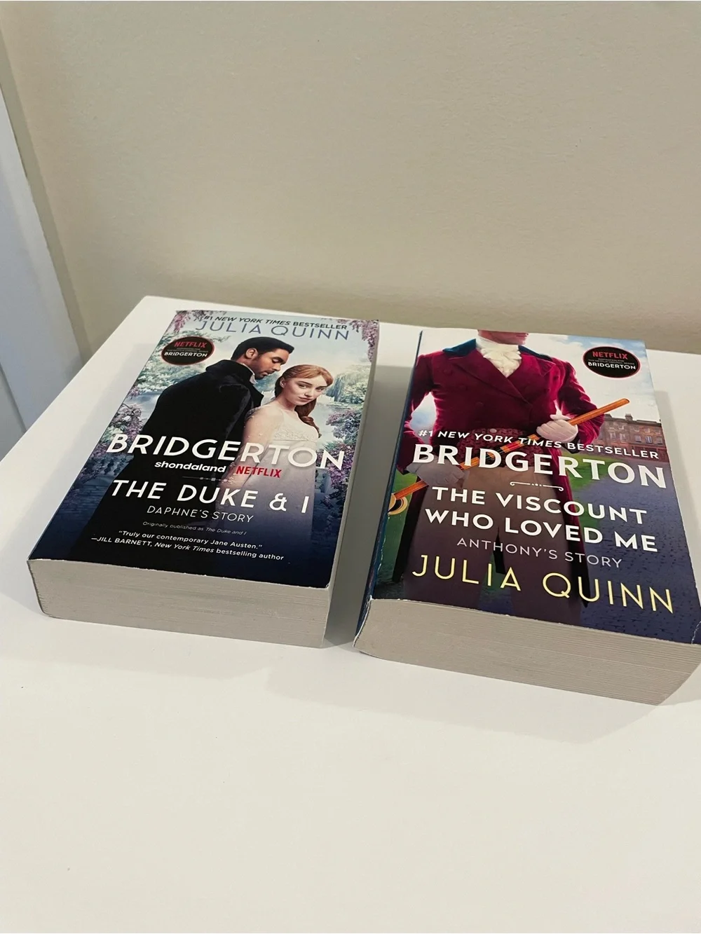 Bridgerton Paperback Book Set - Books 1 & 2