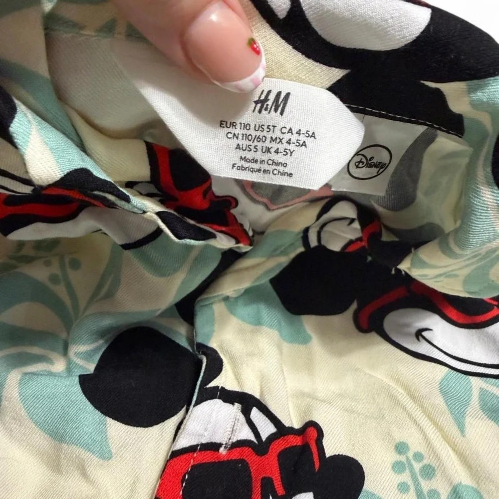 H&M toddler Disney Hawaiian shirt