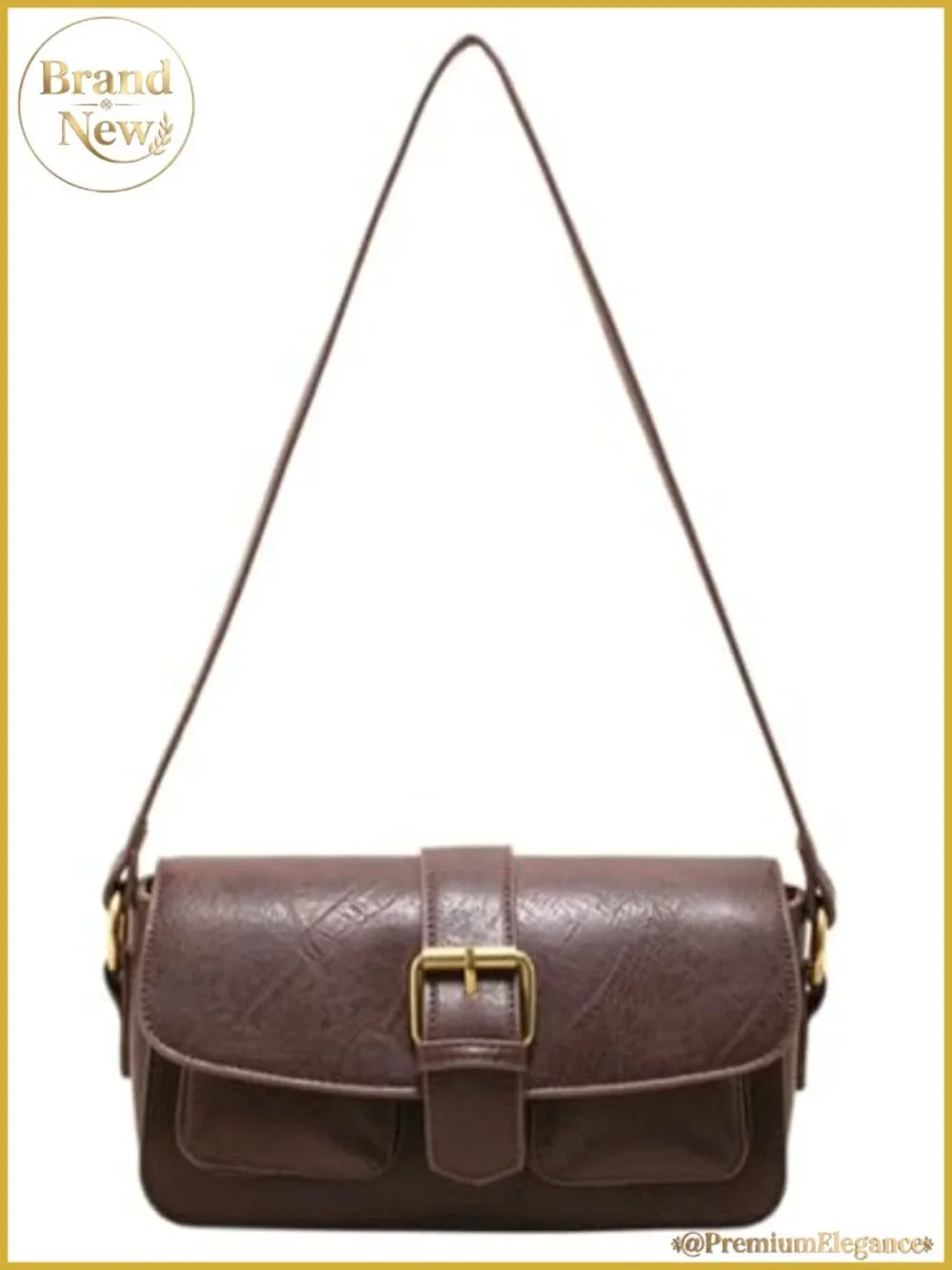 Vegan Leather Hobo Shoulder Bag Purse Women Adjustable Strap Crossbody Clutch
