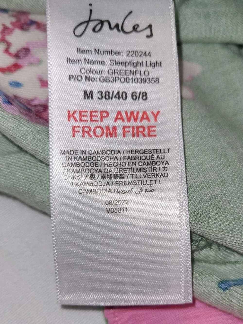 Joules two piece