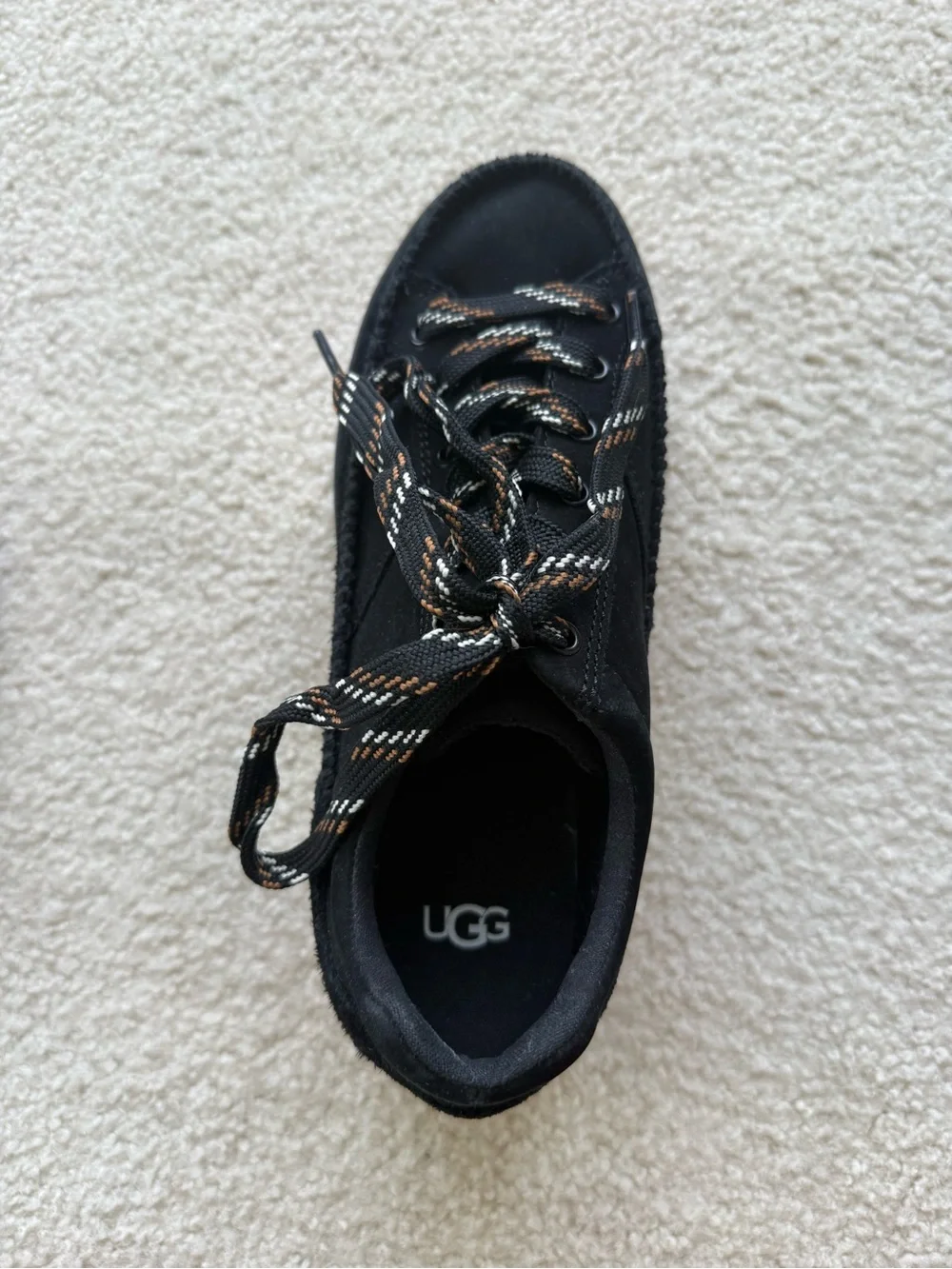 UGG black platform
