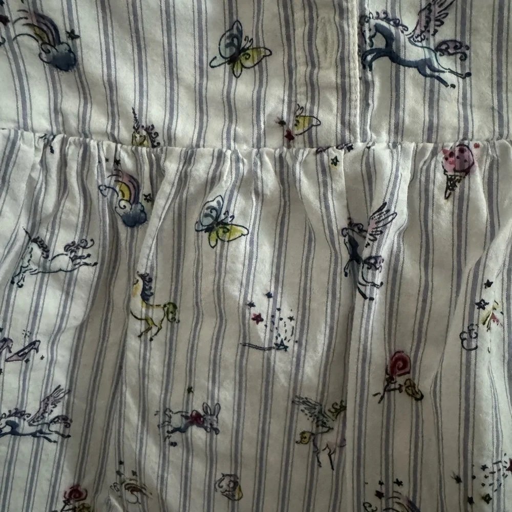 GAP Baby Unicorn Stripe Cotton Dress 12-18 Months