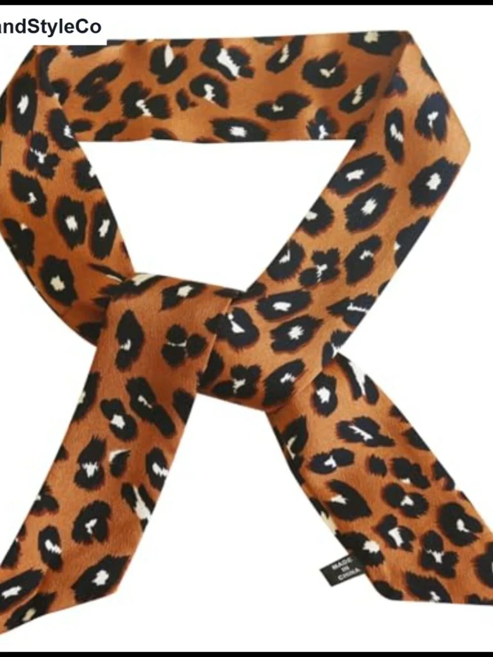 Satin Silk Skinny Scarf for Hair, Neck, and Bag Decoration