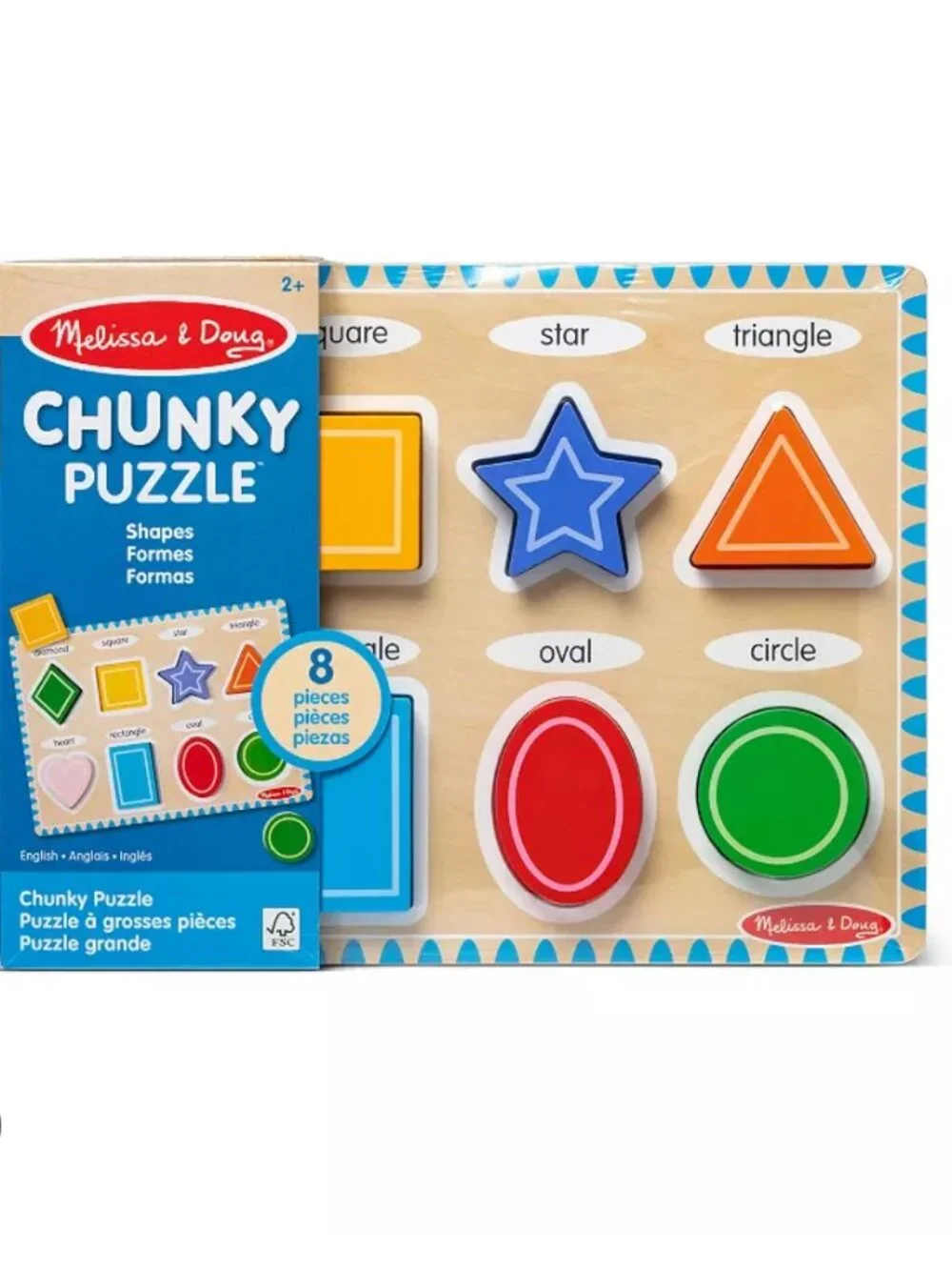 Melissa & Doug wooden chunky