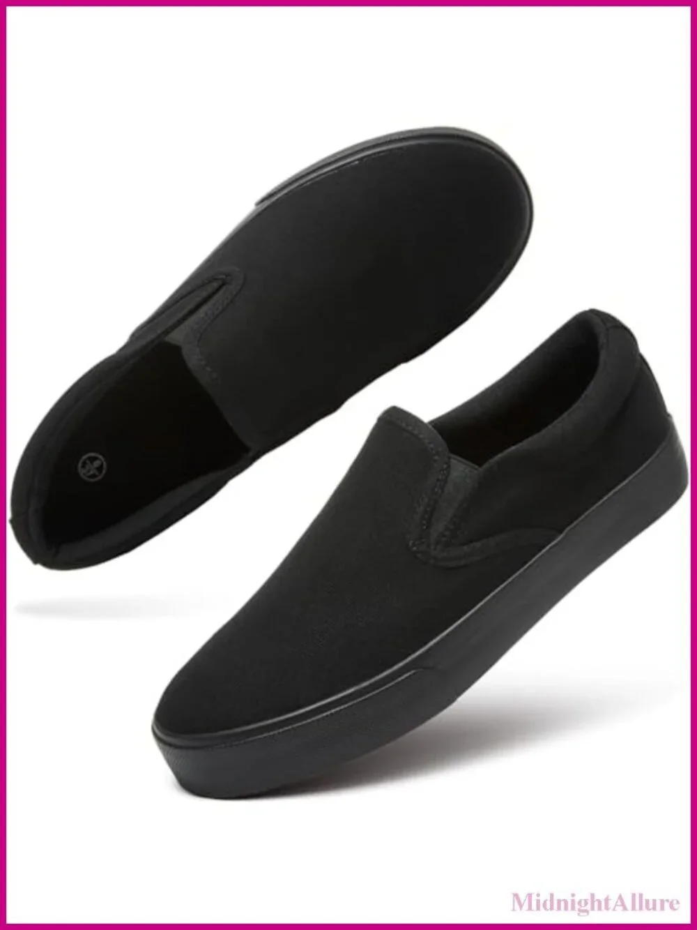 Women's Canvas Slip On Sneakers Non Slip Loafers