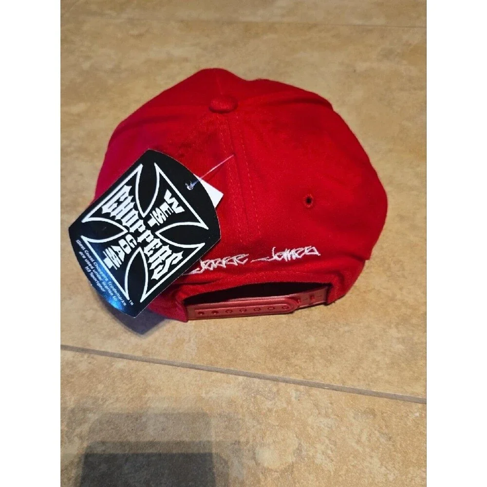 West Coast Choppers red snapback